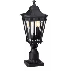 Elstead Lighting Cotswold Lane lámpara de pie para exteriores 2x60 W negro FE-COTSLN3-M-BK