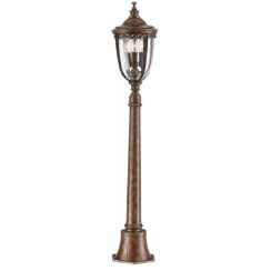 Elstead Lighting English Bridle lámpara de pie para exteriores 3x60 W marrón FE-EB4-M-BRB