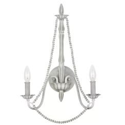 Elstead Lighting Maryville lámpara de pared 2x60 W gris FE-MARYVILLE2