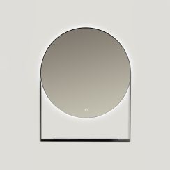 Ars Longa Zenith espejo 70x90 cm con iluminación negro LED-ZENITH7090-C