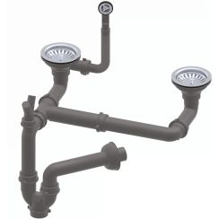 Ruvetti sifón para fregadero 6006BS