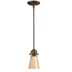 Elstead Lighting Mayflower lámpara colgante 1x60 W marrón HK-MAYFLOWER-P-A