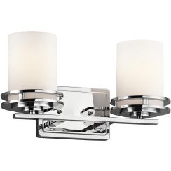 Elstead Lighting Hendrik lámpara de pared 2x3 W cromo KL-HENDRIK2-BATH