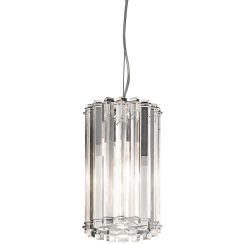 Elstead Lighting Crystal Skye lámpara colgante 2x3 W cromo KL-CRYSTAL-SKYE-MP