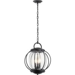 Elstead Lighting Vandalia lámpara colgante para exterior 3x60 W negro KL-VANDALIA8-L
