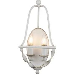 Elstead Lighting Bradbury lámpara de pared 2x40 W blanco QZ-BRADBURY2-AWH