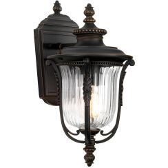 Elstead Lighting Luverne lámpara de pared para exteriores 1x60 W marrón KL-LUVERNE2-S