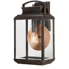 Elstead Lighting Byron lámpara de pared para exteriores 1x60 W marrón QZ-BYRON-L