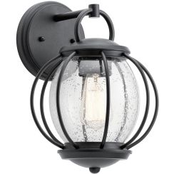 Elstead Lighting Vandalia lámpara de pared para exteriores 1x60 W negro KL-VANDALIA2-S