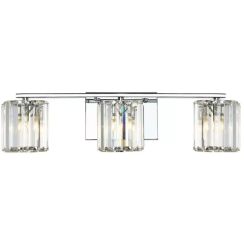 Elstead Lighting Divine lámpara de pared 3x3 W cromo QZ-DIVINE3-PC-BATH