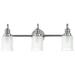 Elstead Lighting Swell lámpara de pared 3x3 W cromo QZ-SWELL3-PC-BATH