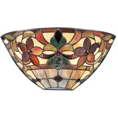 Elstead Lighting Kami lámpara de pared 2x60 W marrón QZ-KAMI-WU