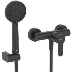 Roca l20 grifo para ducha a pared negro A5A209HNB0