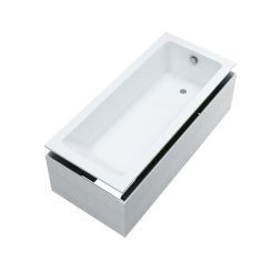 Schedline Fair Set recogedor con escobilla 150x75 cm blanco 3WSP.F1P-15075