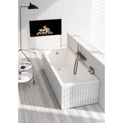 Schedline Milos bañera rectangular 140x70 cm blanco 3WSP.M1P-14070