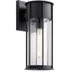 Elstead Lighting Camillo lámpara de pared para exteriores 1x60 W negro KL-CAMILLO-M-TBK