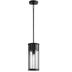 Elstead Lighting Camillo lámpara colgante para exterior 1x60 W negro KL-CAMILLO-P-TBK