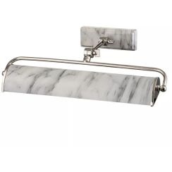 Elstead Lighting Winchfield lámpara de pared 2x40 W blanco-níquel WINCHFIELD-PLM-PN-WM