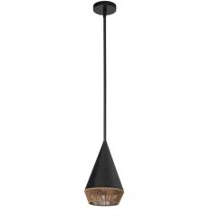 Elstead Lighting Daphne lámpara de techo 1x60 W negro ALM-DAPHNE-P-S-MB