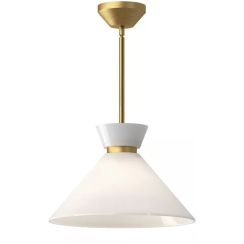 Elstead Lighting Halston lámpara de techo 1x60 W oro ALM-HALSTON-P-M-GD