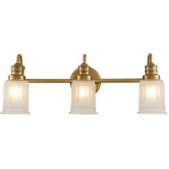 Elstead Lighting Swell lámpara de pared 3x3 W latón QZ-SWELL3-BB-BATH