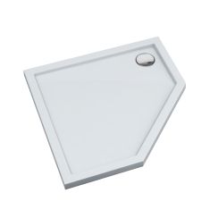 Schedline Estima plato de ducha pentagonal 100x100 cm blanco 3SP.E1PK-100100