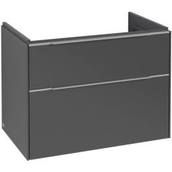 Villeroy & Boch Subway 3.0 armario 77.2x46.2x57.6 cm suspendido, para lavabo grafito C57400VR
