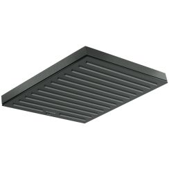 Hansgrohe Pulsify E ducha con efecto lluvia 26x26 cm cuadrada cromo-negro 24333340