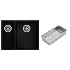 Conjunto fregadero Tegranit Teka Square 115260029, inserto para escurridor Teka 40199072