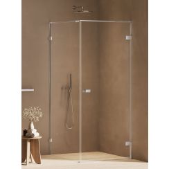 New Trendy Oxia cabina de ducha 120x70 cm cromo brillo/vidrio transparente AXJ-0083