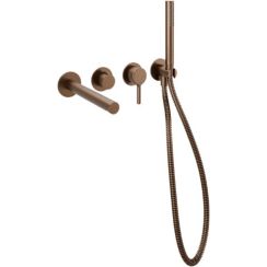 Conjunto grifo de bañera y ducha Excellent Pi AREX.1240.02CB, conexión de manguera con asa Excellent Pi AREX.1241CB, AREX.1242CB, AREX.SH.023CB