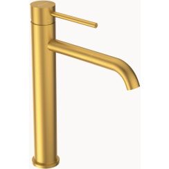 Balneo Cascade grifo para lavabo de pie oro H0101040201