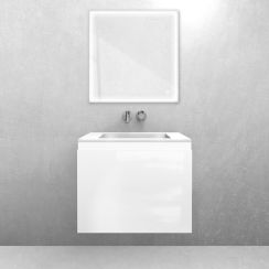 Conjunto lavabo Oltens Stila 40200000, armario Oltens Vernal 60013000