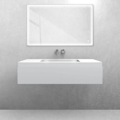 Conjunto lavabo Oltens Stila 40203000, armario Oltens Vernal 60011700