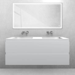Conjunto lavabo Oltens Stila 40205000, armario Oltens Vernal 60019700