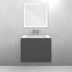 Conjunto lavabo Oltens Stila 40200900, armario Oltens Vernal 60013400