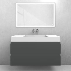 Conjunto lavabo Oltens Stila 40003900, armario Oltens Vernal 60002400