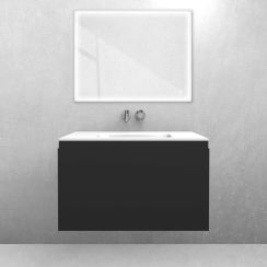 Conjunto lavabo Oltens Kalla 40210000, armario Oltens Vernal 60014300