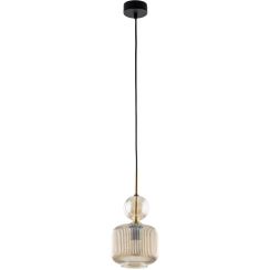 TK Lighting Sophia Cognac lámpara colgante 1x10 W marrón-ámbar 11038