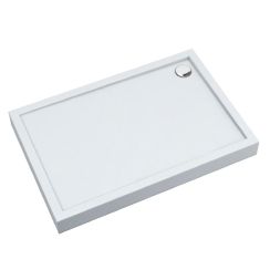 Schedline Cameron plato de ducha rectangular 160x70 cm blanco 3ST.C2P-70160