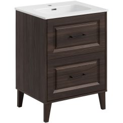 Conjunto armario Comad Dorothy Ristretto DOROTHY RISTRETTO 82-60-46-2S, lavabo Comad Go GO60/DP-8095