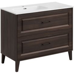 Conjunto armario Comad Dorothy Ristretto DOROTHY RISTRETTO 82-100-46-2S, lavabo Comad Go 2 GO 2 100CM L DP ( E-8095-100L )