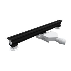 Schedline Thin Flow desagüe lineal 100 cm negro SOLBV1-100012C