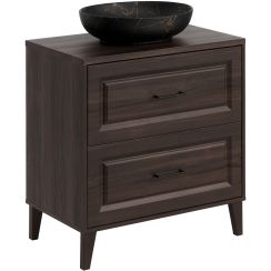 Conjunto armario Comad Dorothy Ristretto DOROTHY RISTRETTO 82-80-46-2S, lavabo Comad Mona UN-MONA-MB12, RISTRETTO 89-80-46 M
