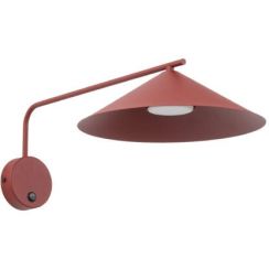 TK Lighting Lume M lámpara de pared 1x11 W burdeos 11694