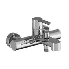 Ravak Puri grifo de bañera y ducha a pared cromo X070169