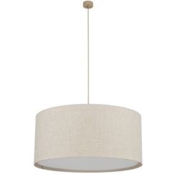 TK Lighting Largo lámpara colgante 3x15 W beige 11484