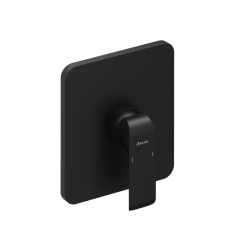 Ravak Flat grifo de bañera y ducha empotrado negro X070180