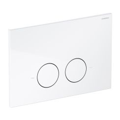 Omnires Minimal botón de descarga para WC blanco MPS1BP