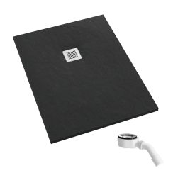 Schedpol Kalait Black Stone plato de ducha rectangular 180x100 cm negro 3.3131/C/ST-M2